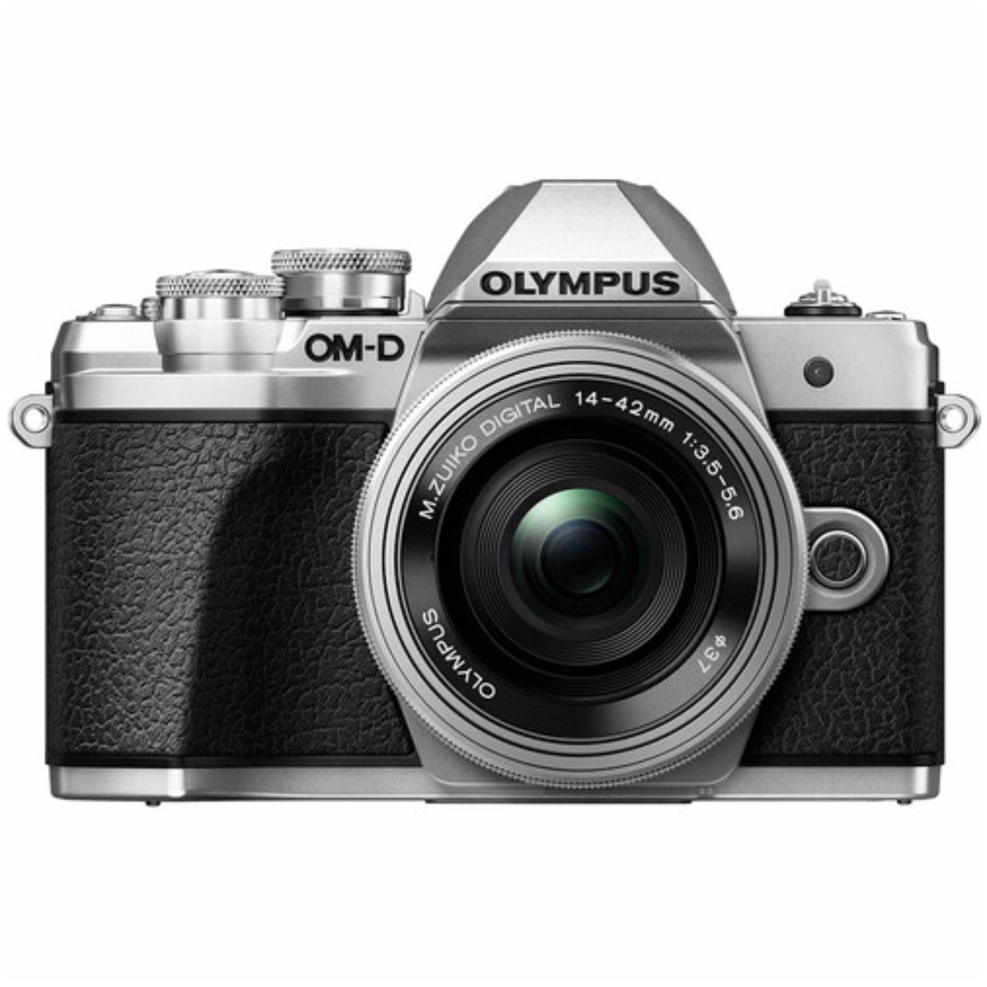 Olympus OM-D E-M10 Mark III SLK Mirrorless Micro Four Thirds Digital Camera with 14-42mm EZ Lens (Silver)