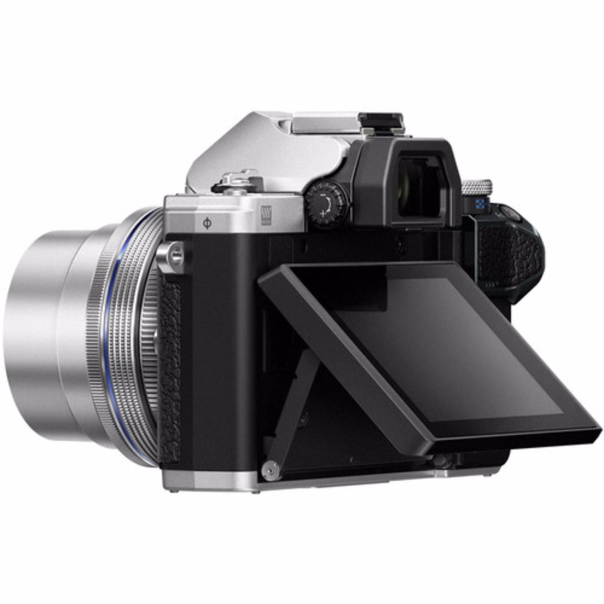 Olympus OM-D E-M10 Mark III SLK Mirrorless Micro Four Thirds Digital Camera with 14-42mm EZ Lens (Silver)
