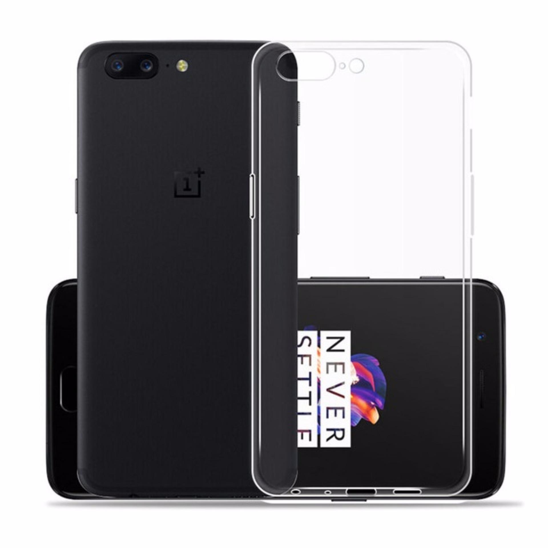 OnePlus 5 Ultra Thin Transparent Clear Crystal Clear TPU Silicone Case Casing Cover