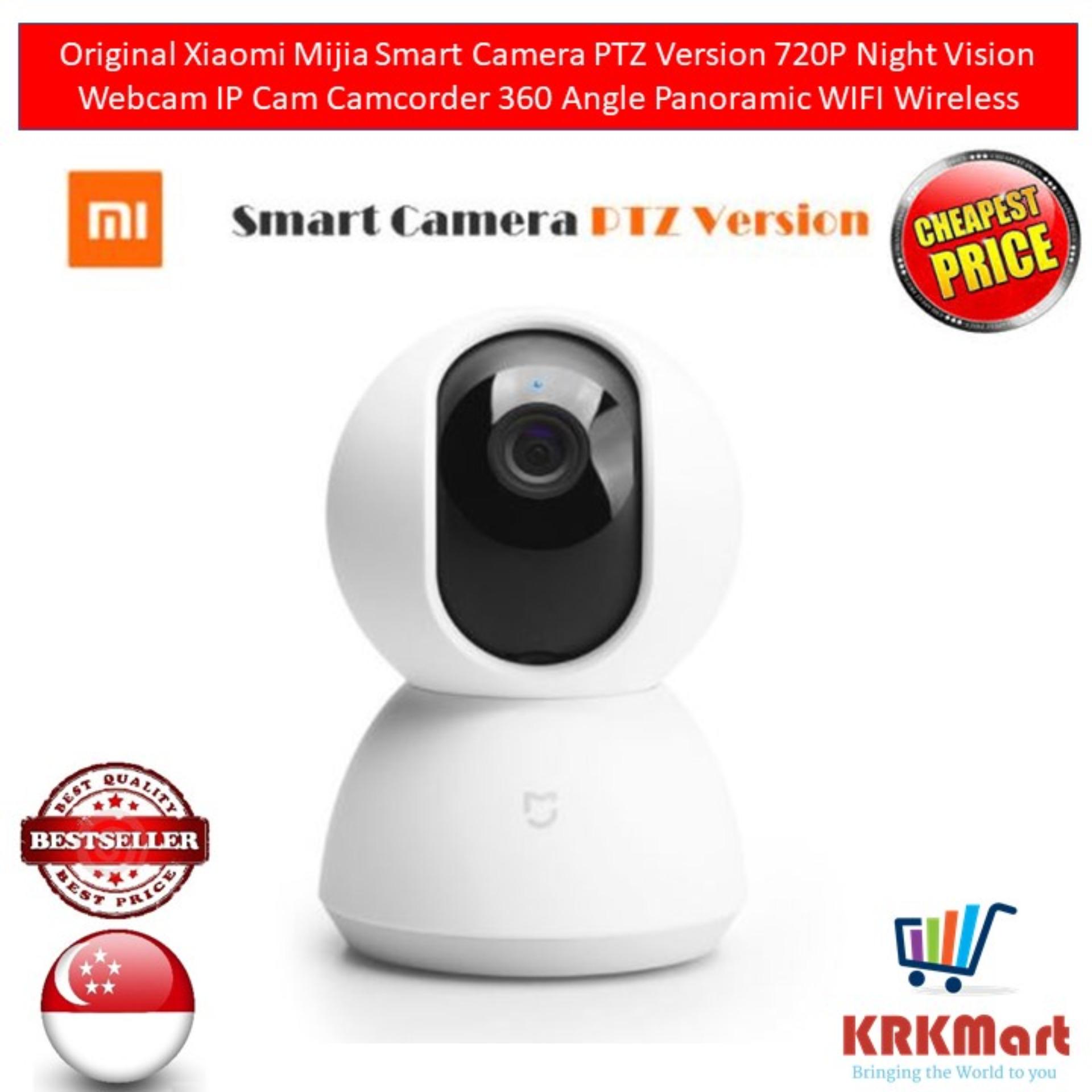 Original Xiaomi Mijia Smart Camera PTZ Version 720P Night Vision Webcam IP Cam Camcorder 360 Angle Panoramic WIFI Wireless