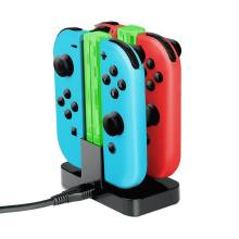 louis will "ounjea Joy-Con Charger, 4 in 1 Switch Charging Dock Station With LED Indication For Nintendo Switch Controller - intl"