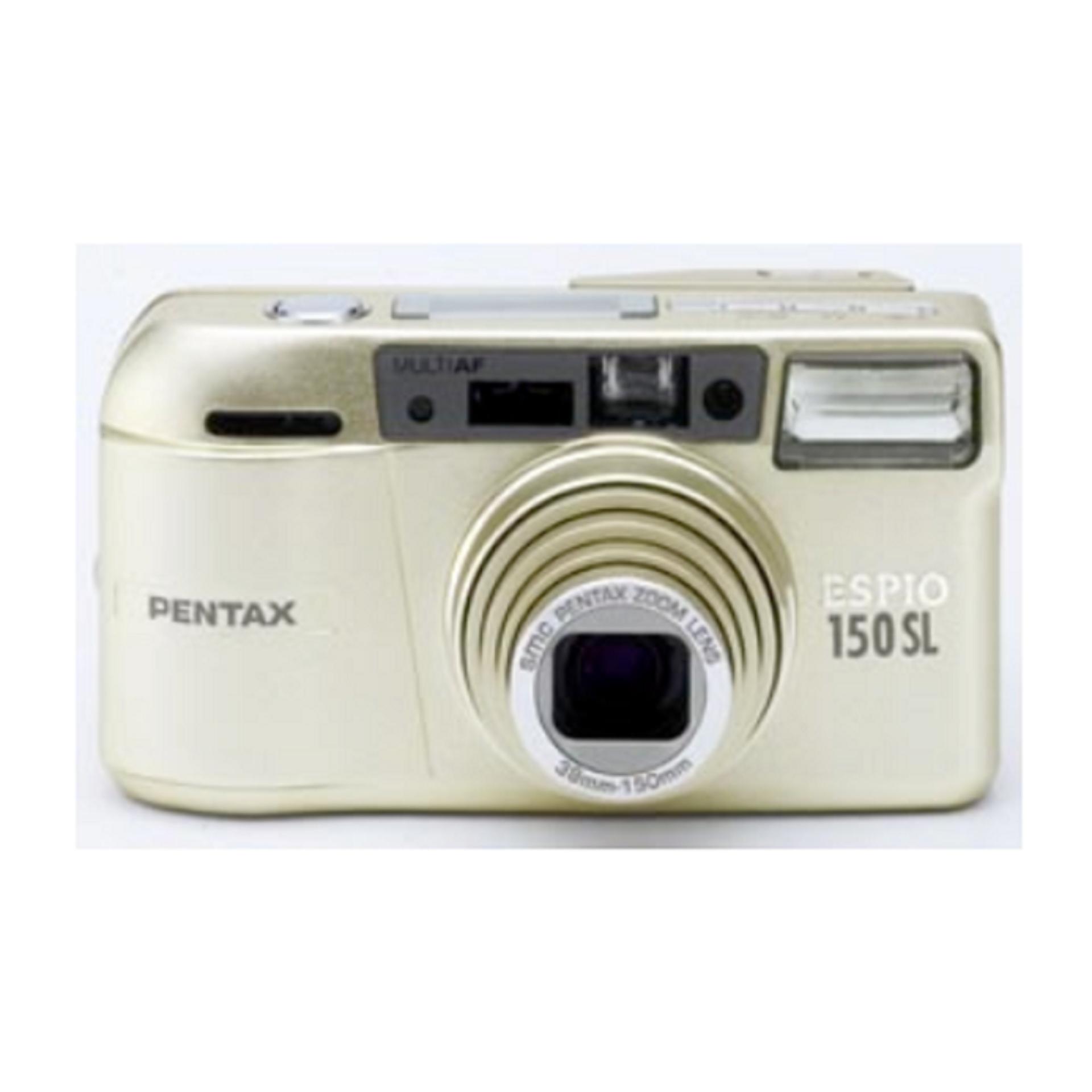 Pentax Espio 150SL Point & Shoot Film Camera Gold + Free Kodak Gold 200/36 Film