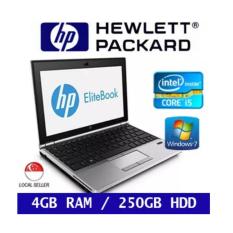 [Refurbished] HP EliteBook 2170p Intel Core i5 4GB RAM 250GB HDD 3rd GEN Windows 7 Laptop (Silver)