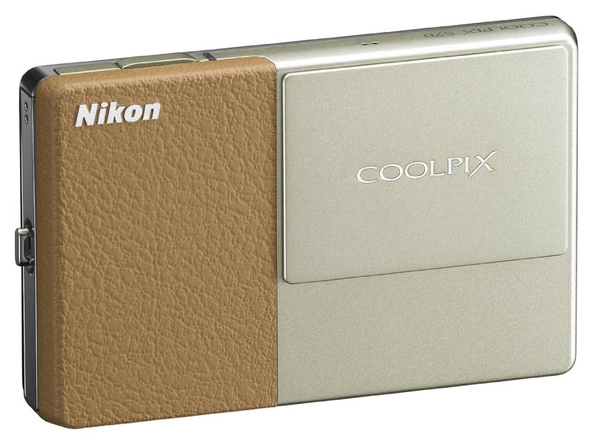 (Refurbished) Nikon Coolpix S70 12.1 Megapixel 5x Optical Zoom Digital Camera Champagne Light Brown (Export).