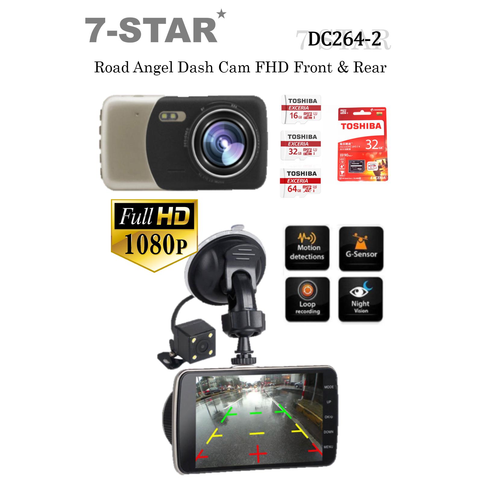 Dash cam Car Camera Recorder FHD Dual-Lens (Front & Rear) with 4.0inch Screen – front & back car camera