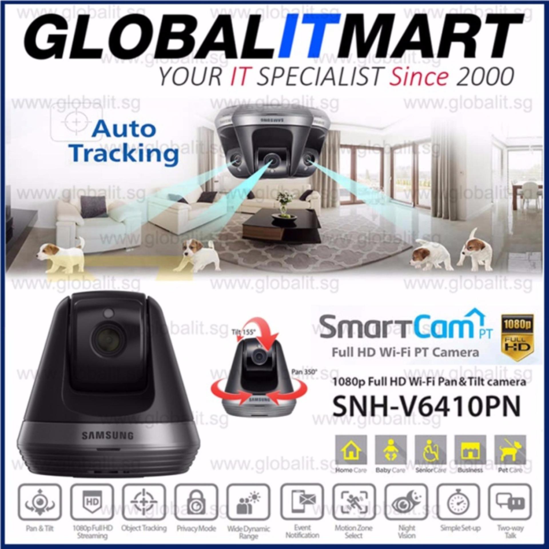 Samsung SNH-V6410PN Smartcam Full HD Pan & Tilt Object Tracking WiFi IP Camera