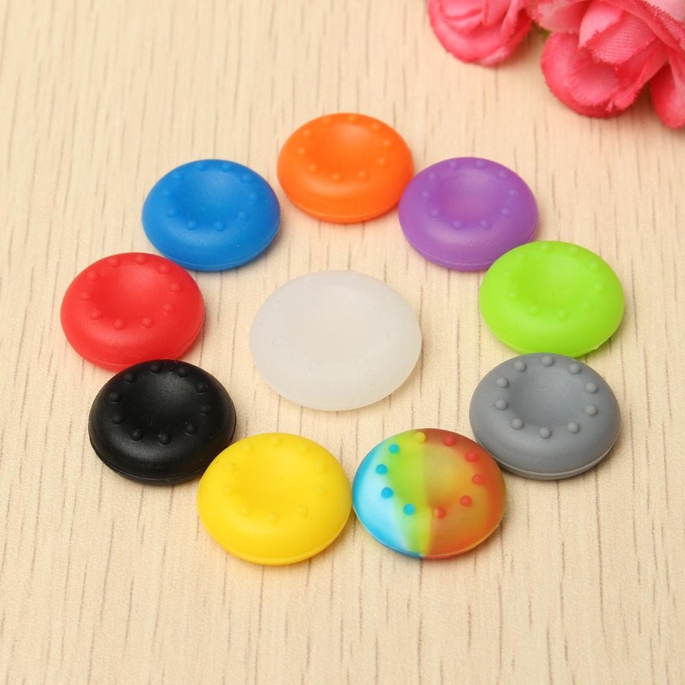 Silicone Analog Controller Thumb Stick Grips Caps Covers thumbstick grips for Xbox360/Xbox One/PS3/PS4 Controller Yellow - intl