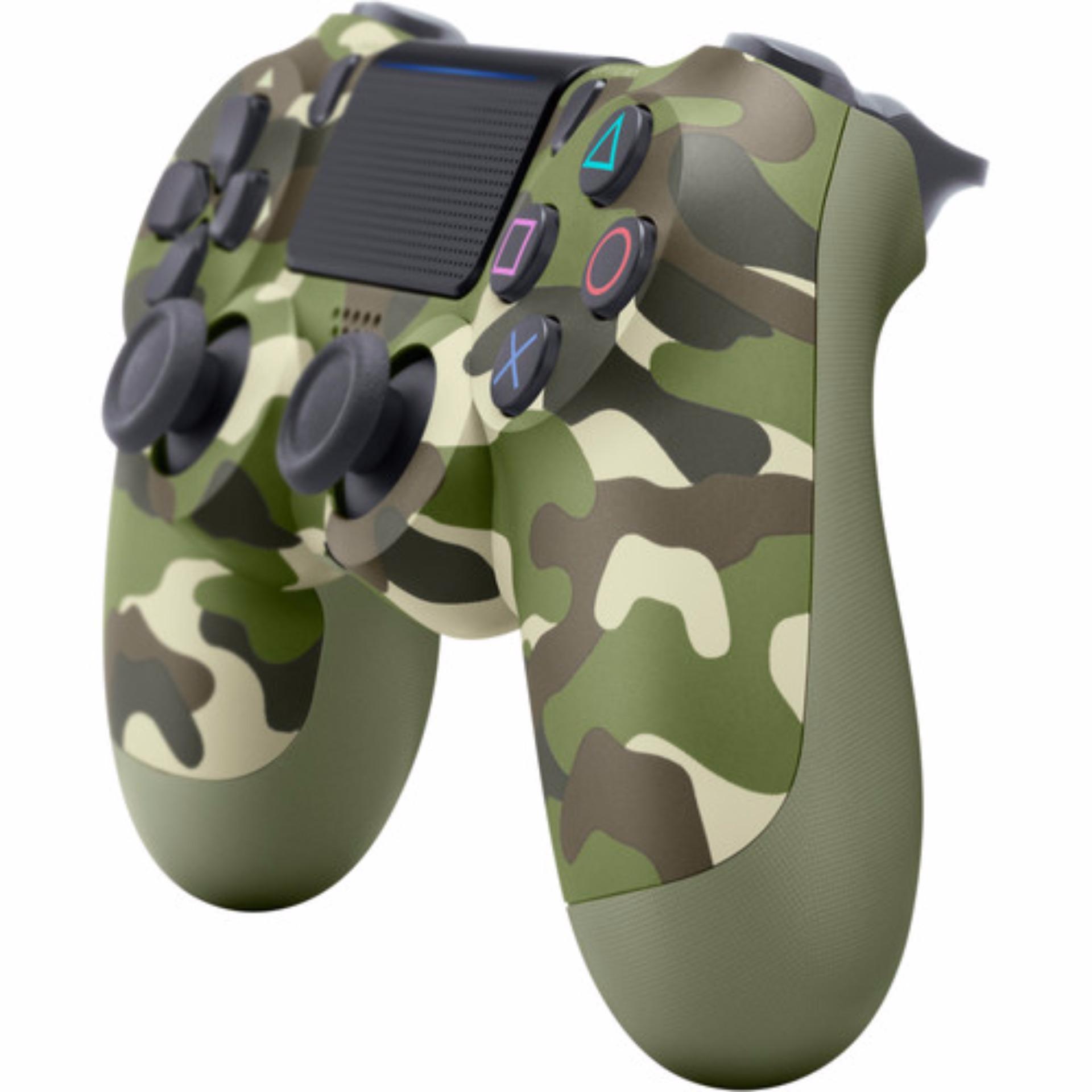 Sony Official New DualShock 4 CUH-ZCT2 Series Wireless Controller for PS4 - Green Camouflage