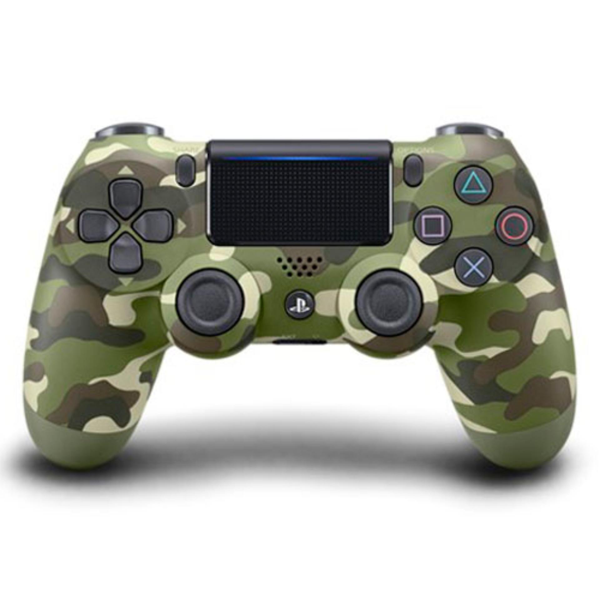 Sony Official New DualShock 4 CUH-ZCT2 Series Wireless Controller for PS4 – Green Camouflage