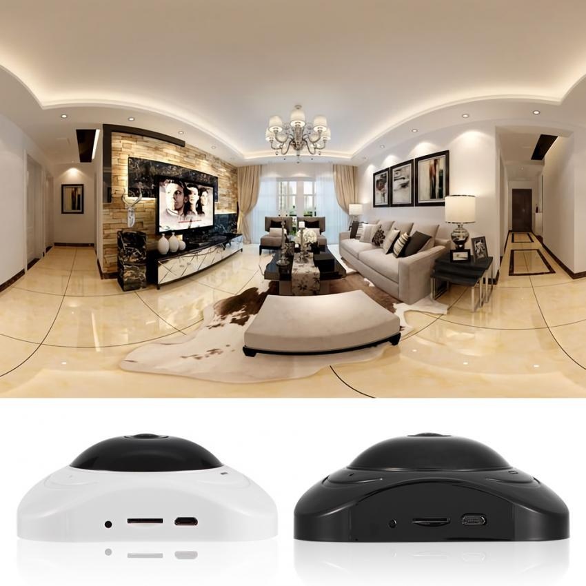Sweatbuy 360 Degree Wireless Panoramic Camera Fisheye Smart Home Security CCTV VR (White) - intl