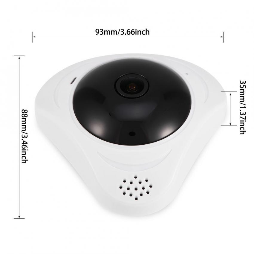 Sweatbuy 360 Degree Wireless Panoramic Camera Fisheye Smart Home Security CCTV VR (White) - intl