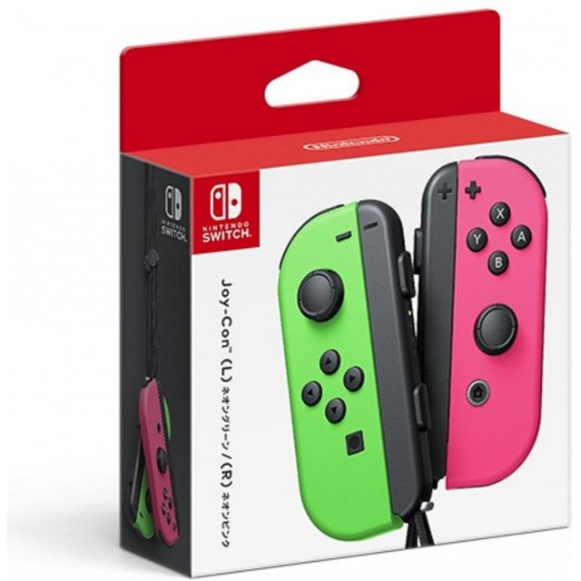 Switch Joy Con Neon Green/Pink