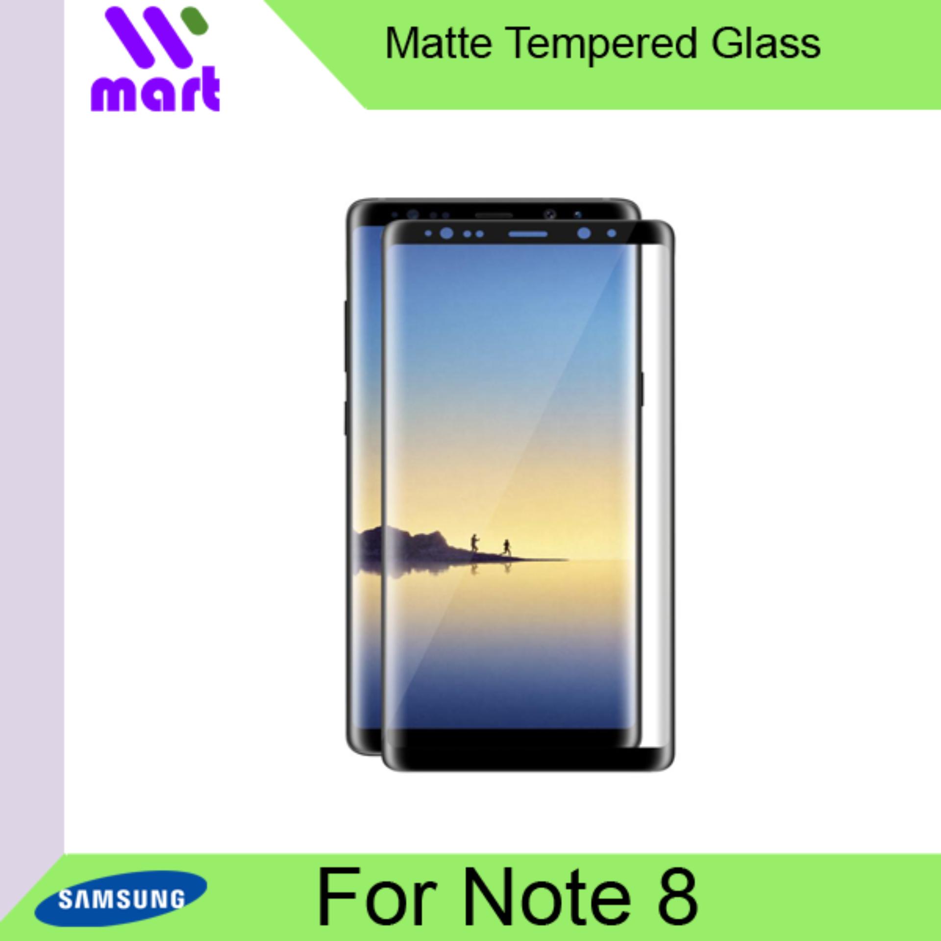 Tempered Glass Full Screen Protector (Matte) For Samsung Galaxy Note 8