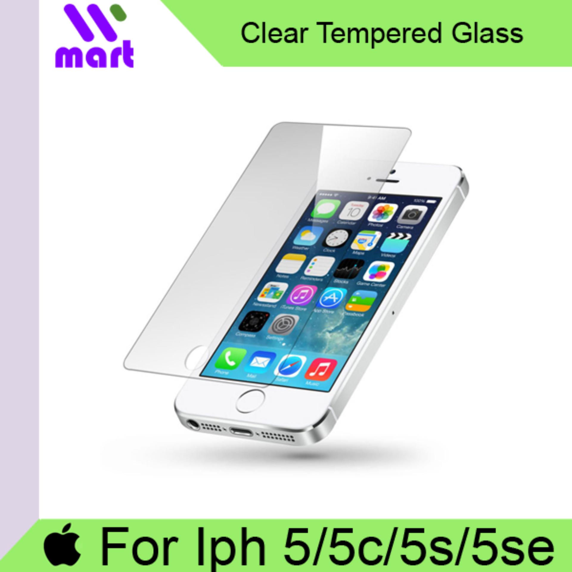 Tempered Glass Screen Protector (Clear) For Iphone 5 5c 5s 5se