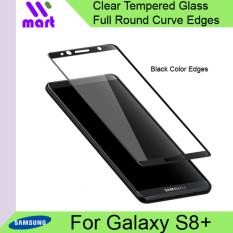 Tempered Glass Screen Protector (Clear with Black Color Edges) For Samsung Galaxy S8 Plus