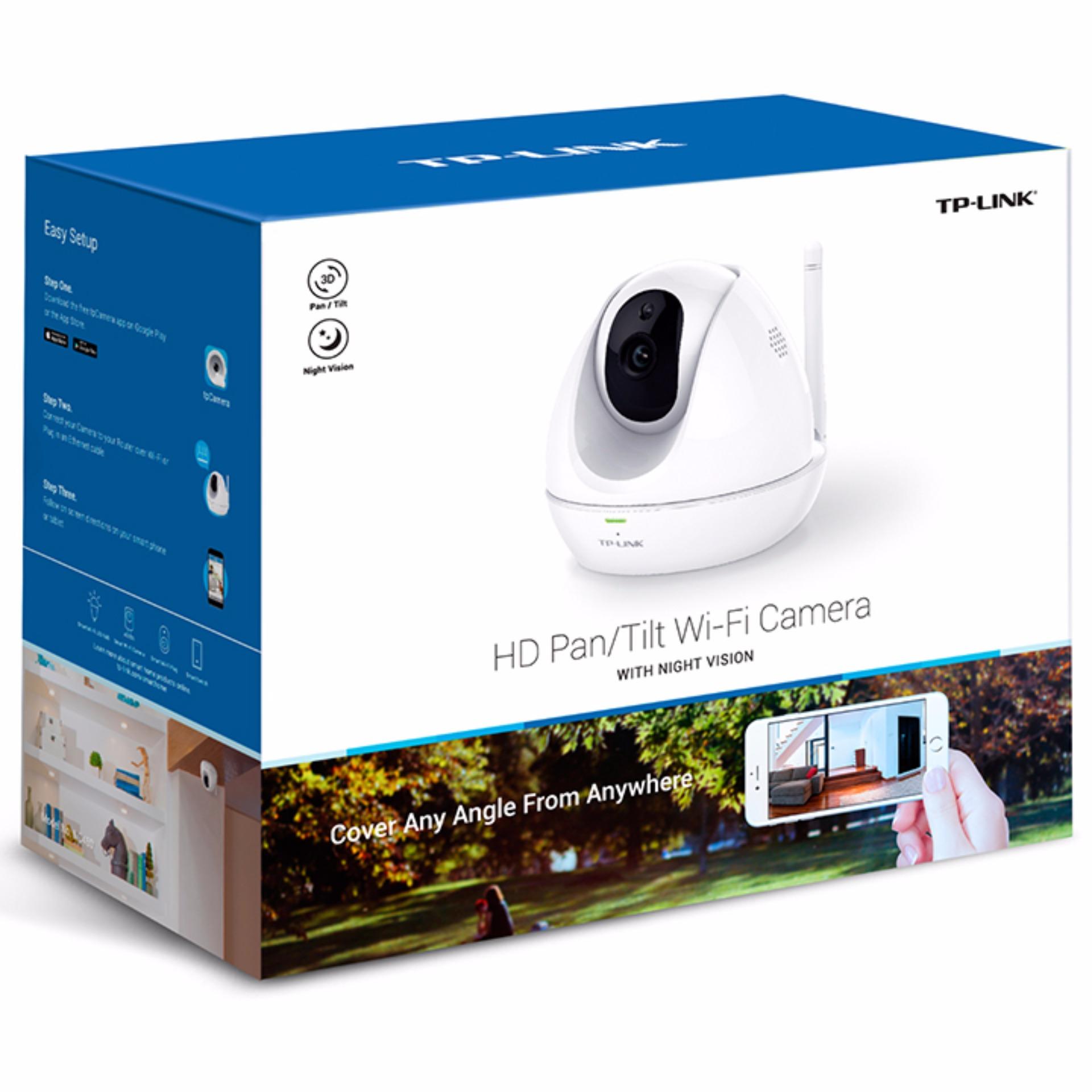 TP-Link NC450 HD Pan/Tilt Wi-Fi Camera WITH NIGHT VISION(White No Storage)