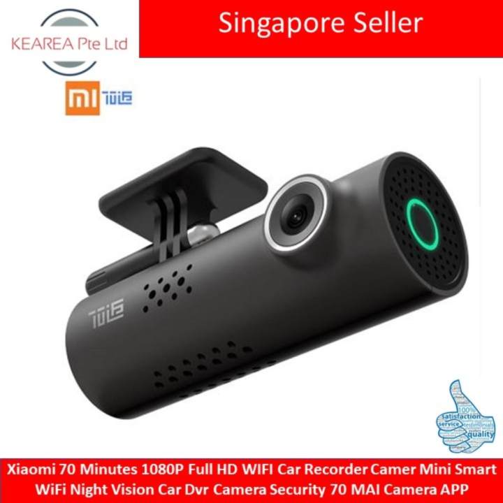 Xiaomi 70 Minutes 1080P Full HD WIFI Car Recorder Camer Mini Smart WiFi Night Vision Car Dvr Camera Security 70 MAI Camera APP