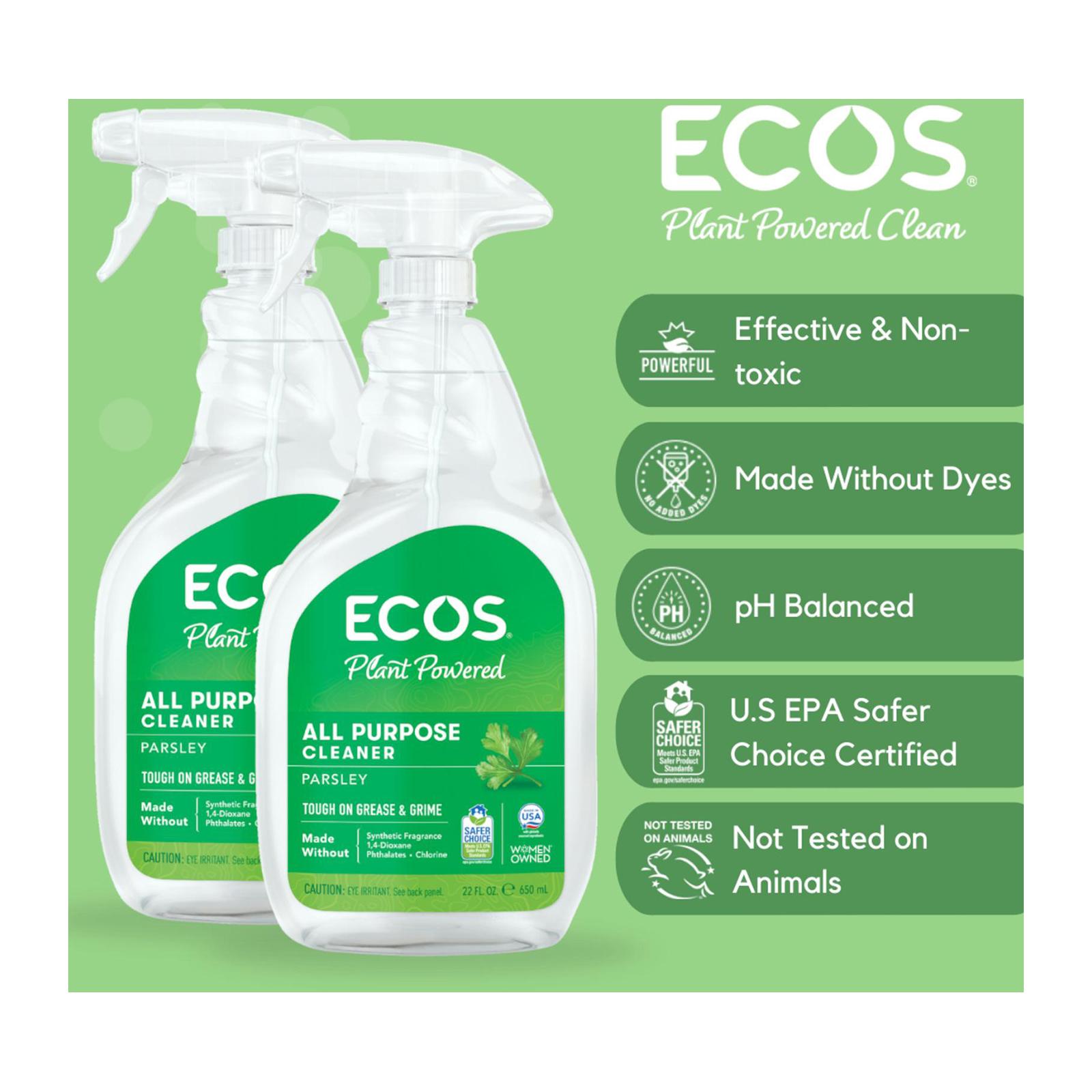 Ecos All Purpose Cleaner Parsley Plus 650ML X 2 Lazada Singapore