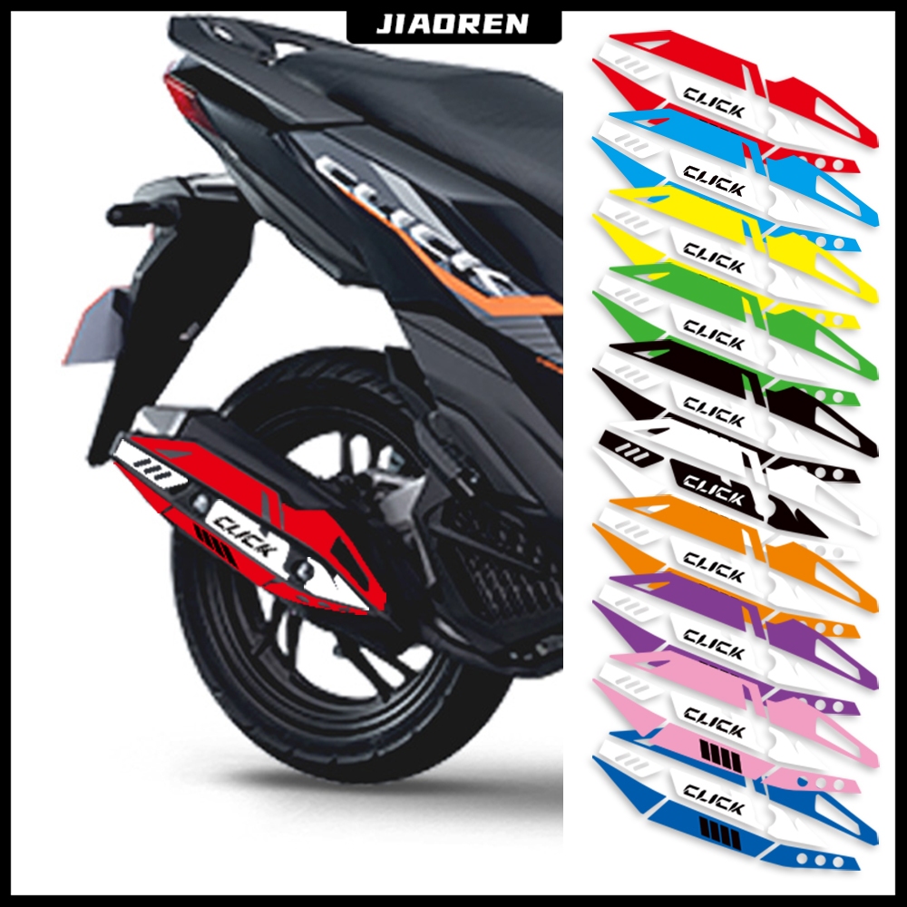 Decals Motorcycle Cover For Honda Click 125i Heat Guard Sticker Honda Click 125i V2 V3 Motorcycle Exhaust Pipes Cover  Decorative Stickers Water Proof Decals High Temperature Resistance Stickers  Easy Installation Motorcycle Accessories Lazada Lazada Philippines