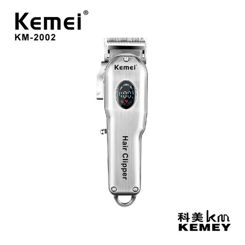 Kemei KM2002 Men's electric hair clippers suit New metal professional