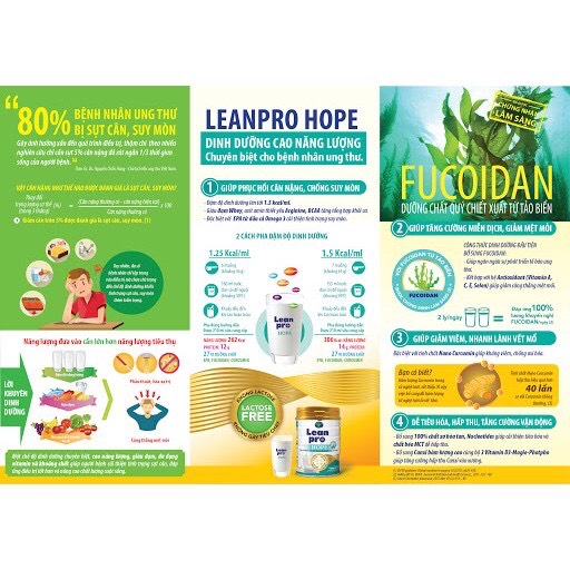 Sữa LEAN MAX HOPE_400gr_Dành cho người ung thư
