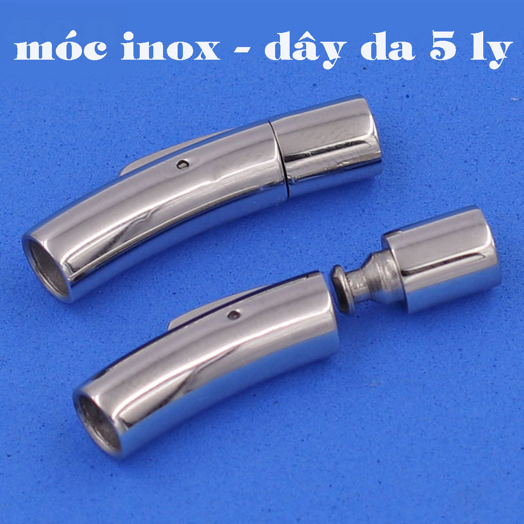 Vòng tay dây da đỏ 5 ly