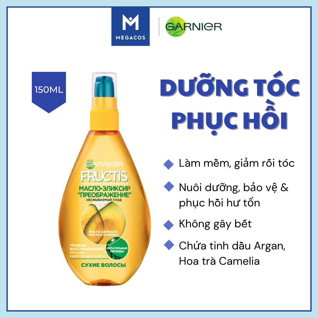 [dưỡng tốt ko bết] Dầu dưỡng tóc Garnier Argan Botanic Therapy Ultra Doux