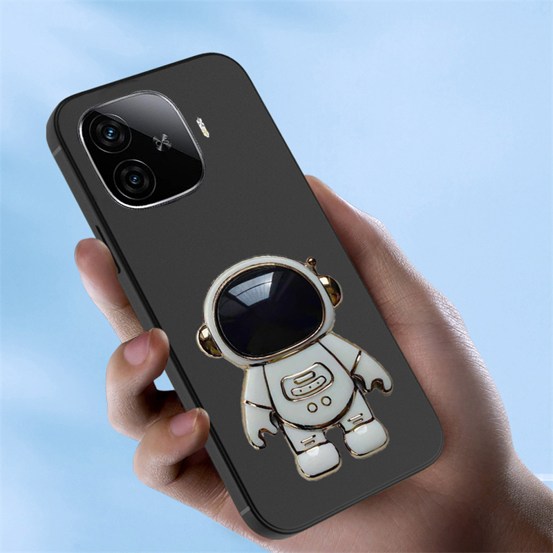Phone cover Vivo iqoo Z9 Turbo NEO 10R Back case Fashionable Cartoon Astronaut Stand dustproof Smooth For Vivo iqoo NEO 10R Z9 Turbo Phone cases. 