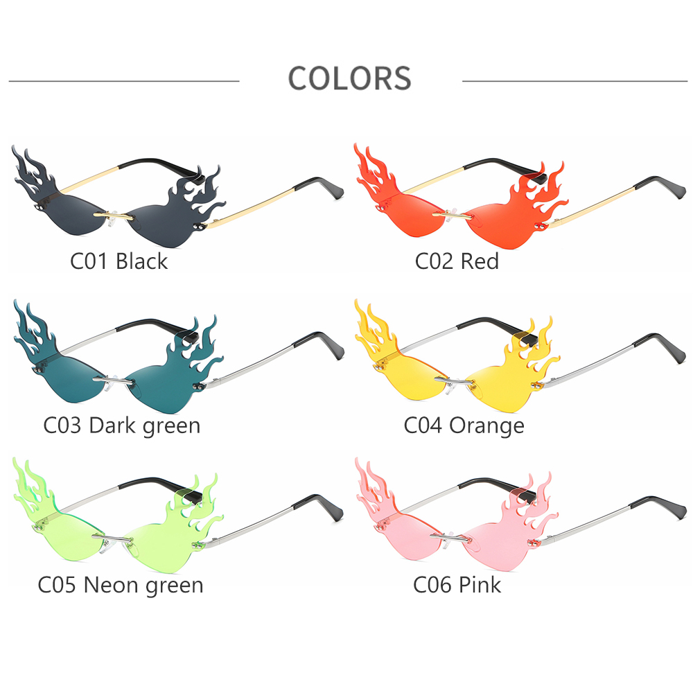 black sunglasses with neon sides