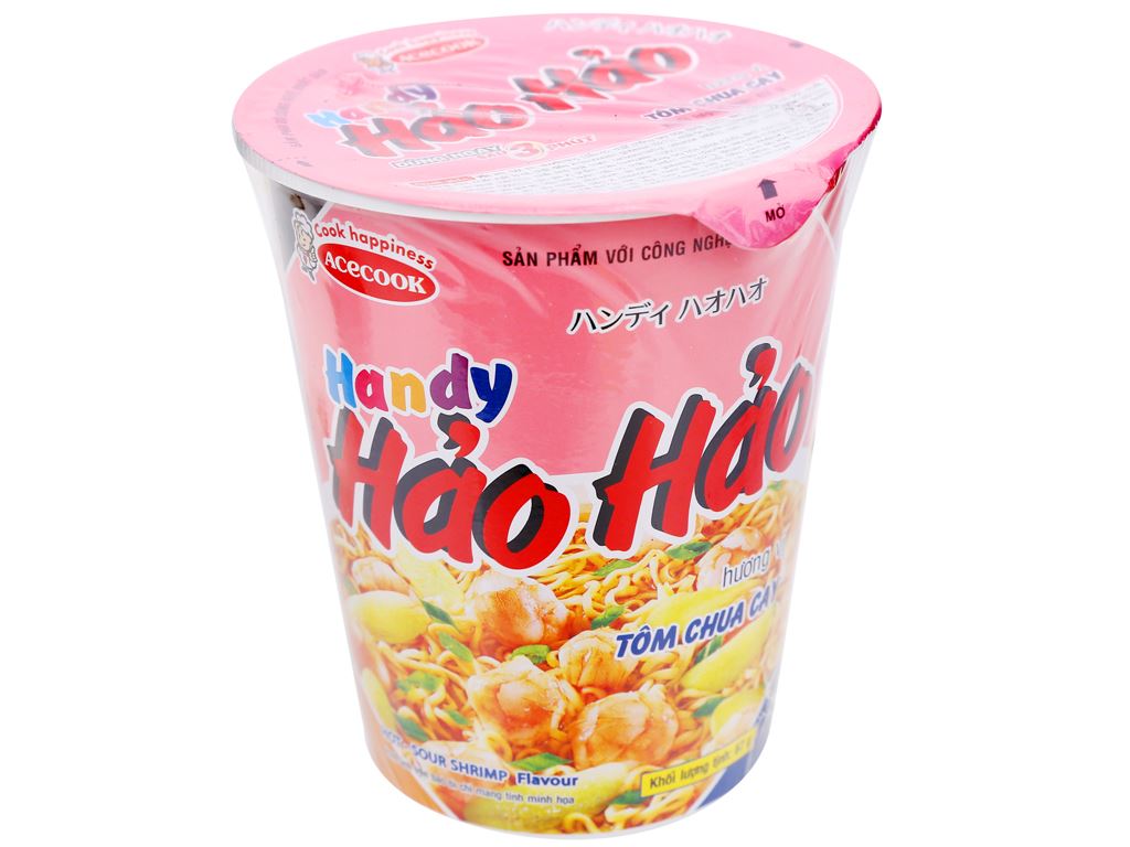 Mì Handy Hảo Hảo Tôm Chua Cay Ly 67g