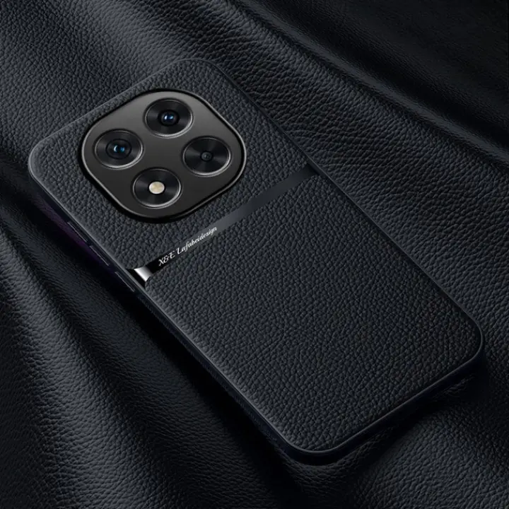 For Redmi Note 14 13 12 Pro Plus Poco C75 Case Cellphone Case soft silicon Hard Leather Shockproof Protection Adsorb Back Cover For Redmi 14C 13C 13 12 Phone Casing