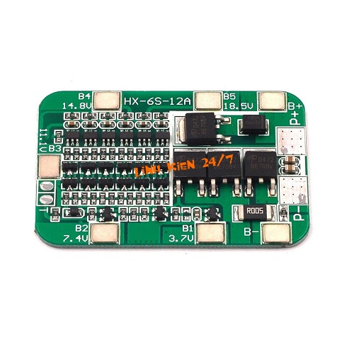 Mạch sạc và bảo vệ pin 6s 12a 18650
