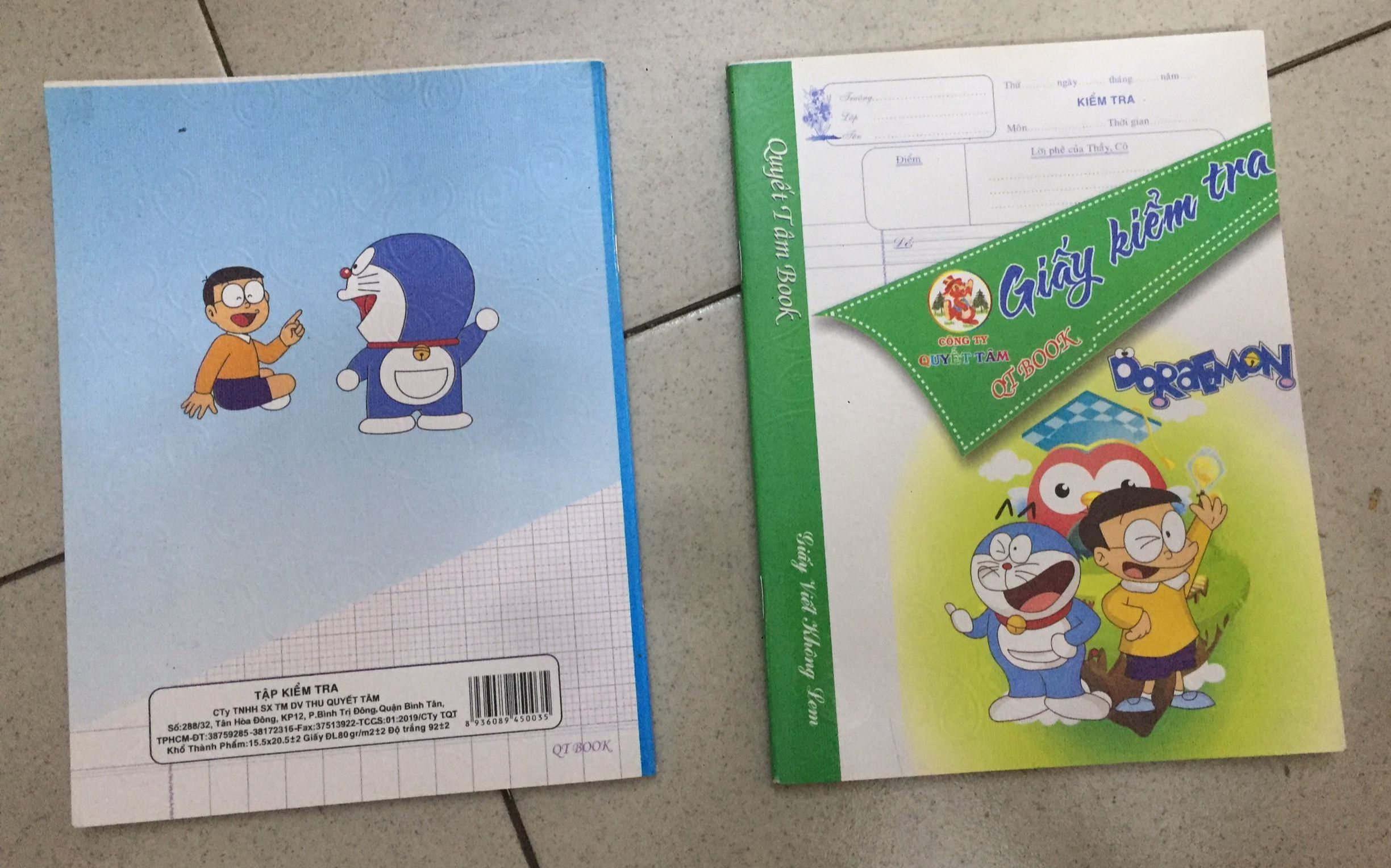 Tệp Giấy Kiểm Tra 20 Tờ Đôi - ĐL 80gsm