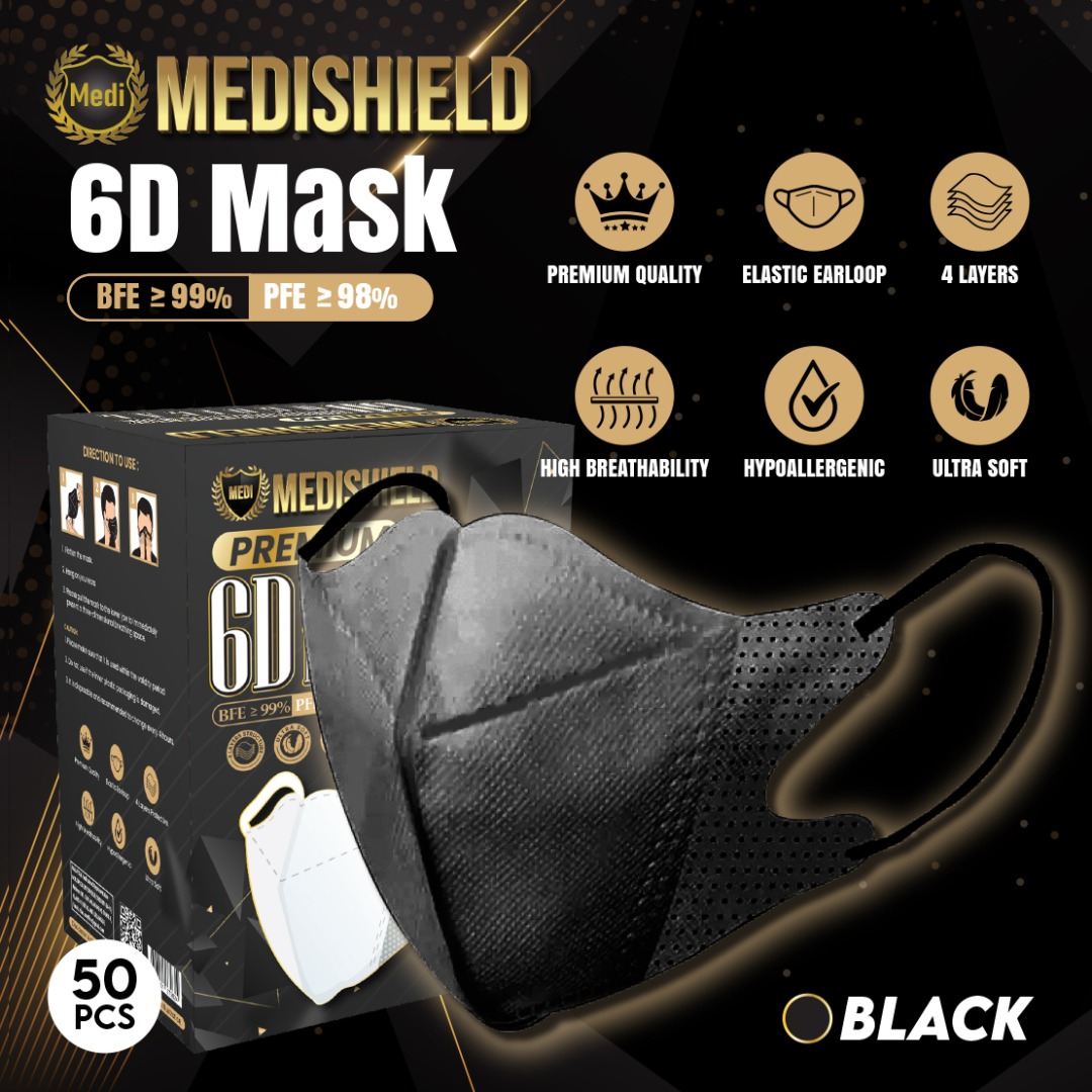 Medishield 50pcs/10pcs 4ply Duckbill Mask Face Mask Duckbill Face Mask Earloop/Headloop Medical