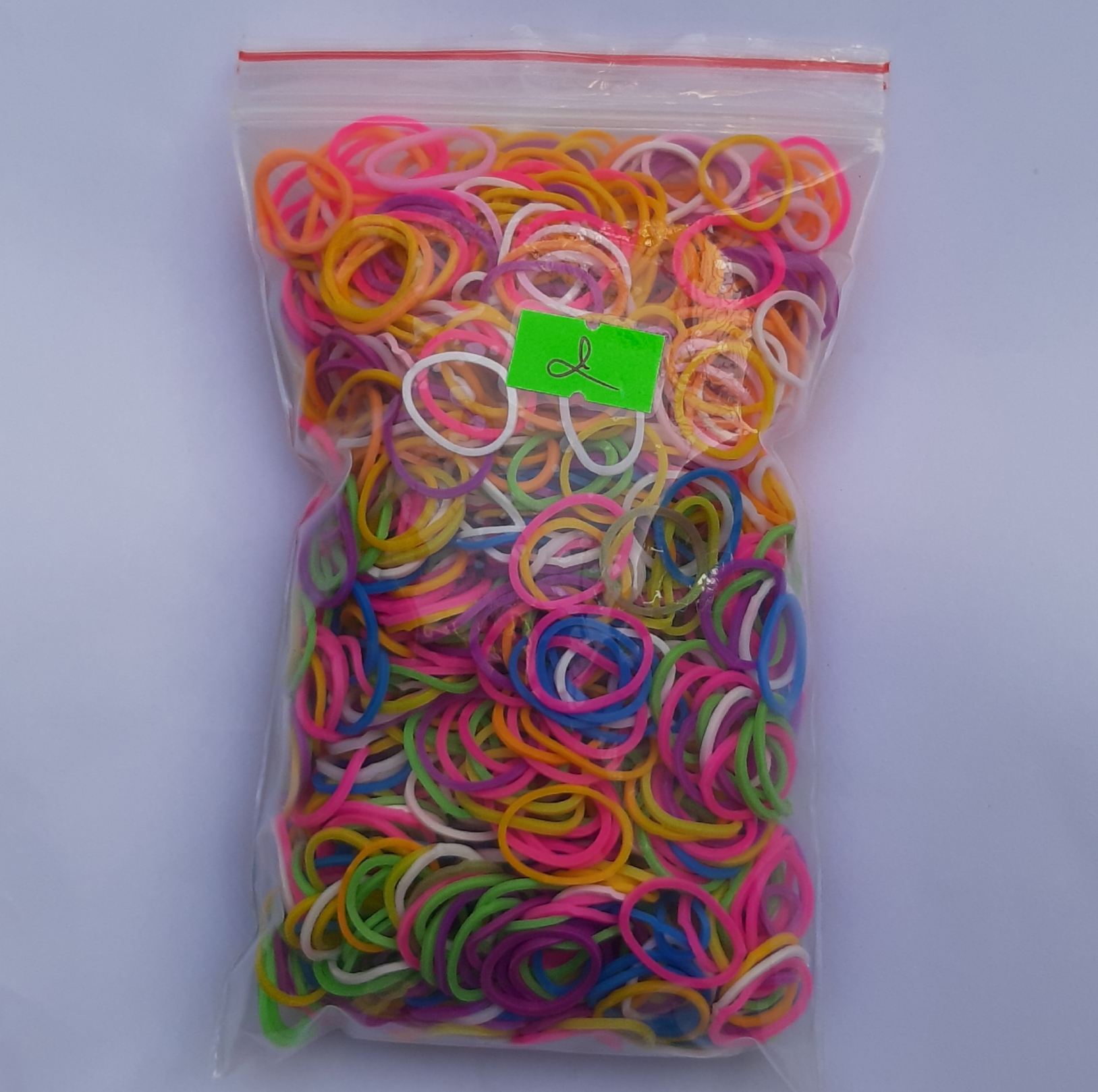 Túi 50g thun (chun) cột tóc nhiều màu cho bé gái