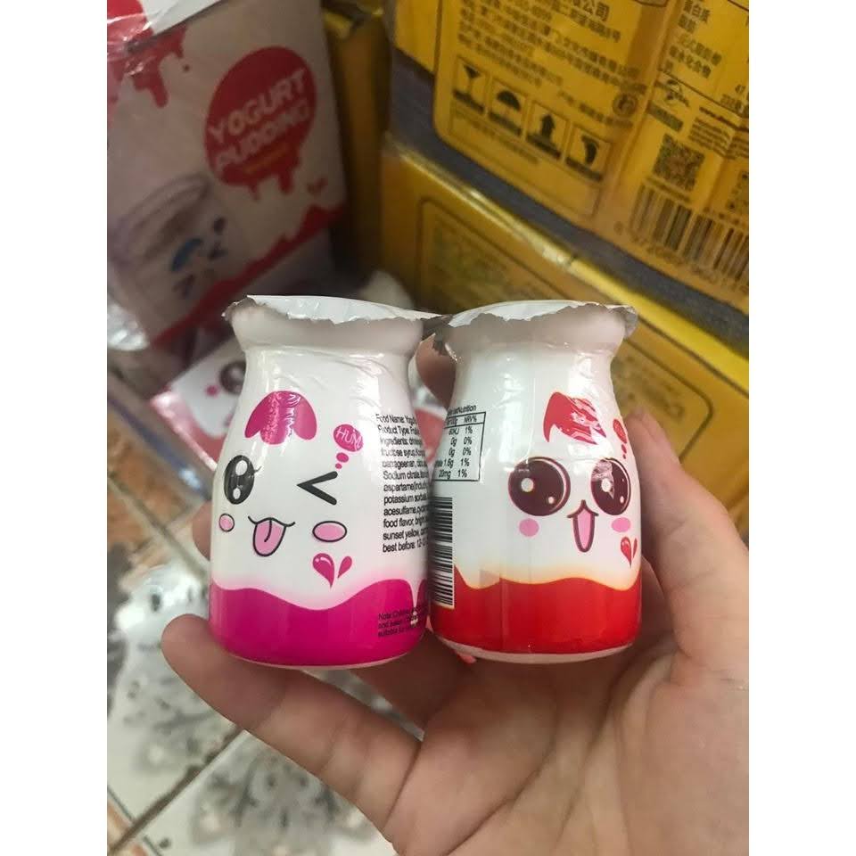 [ Sẵn hàng ] Combo 10 HỘP THẠCH SỮA CHUA PUDDING/ thạch sữa chua hoa quả ăn ngon giải nhiệt