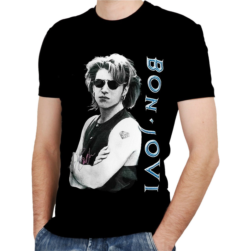 spor volleyball Lav et navn Bon Jovi Black New T-Shirt Rock T-Shirt Rock Band Shirt Rock Tee Birthday  Gift Black | Lazada PH