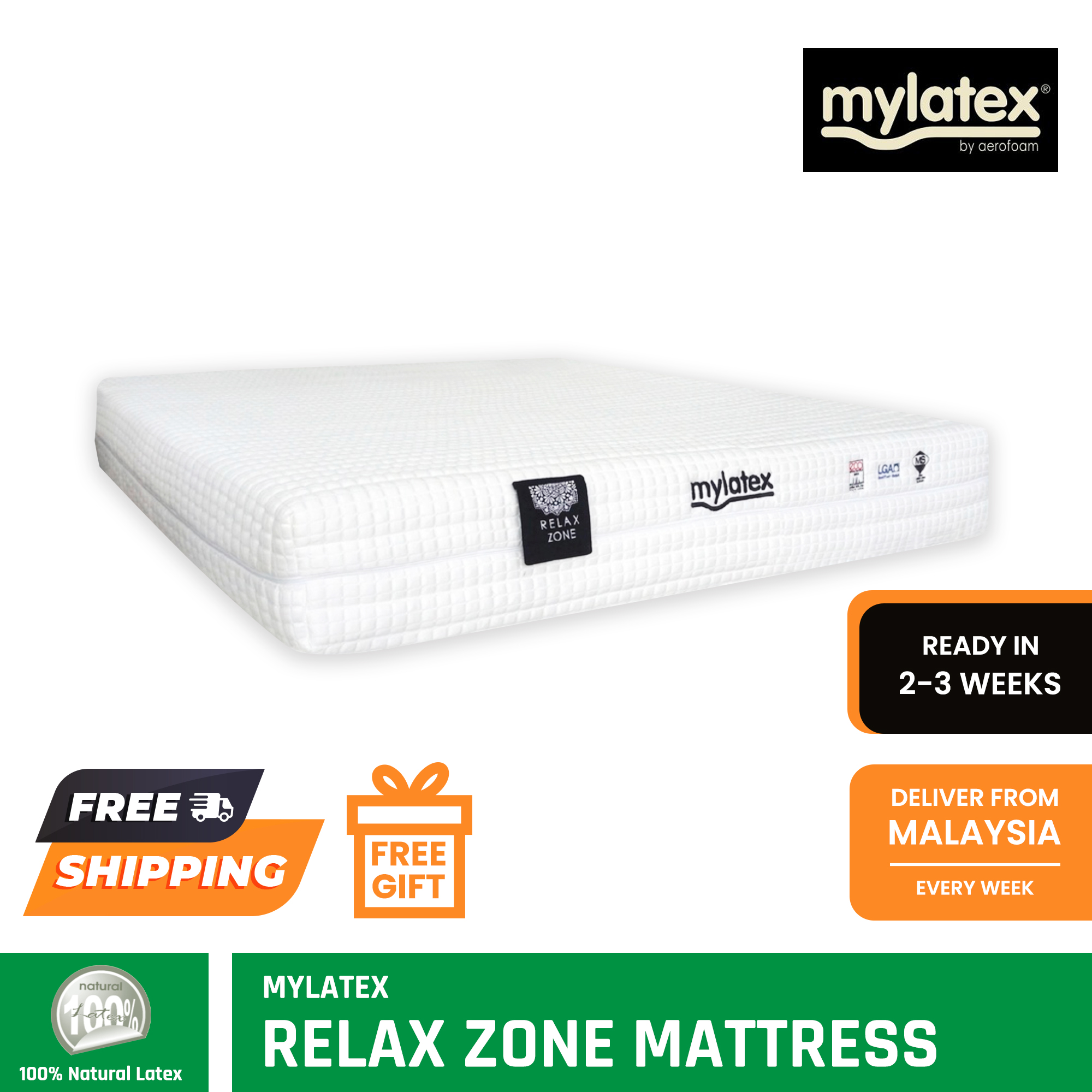 7 zone latex mattress