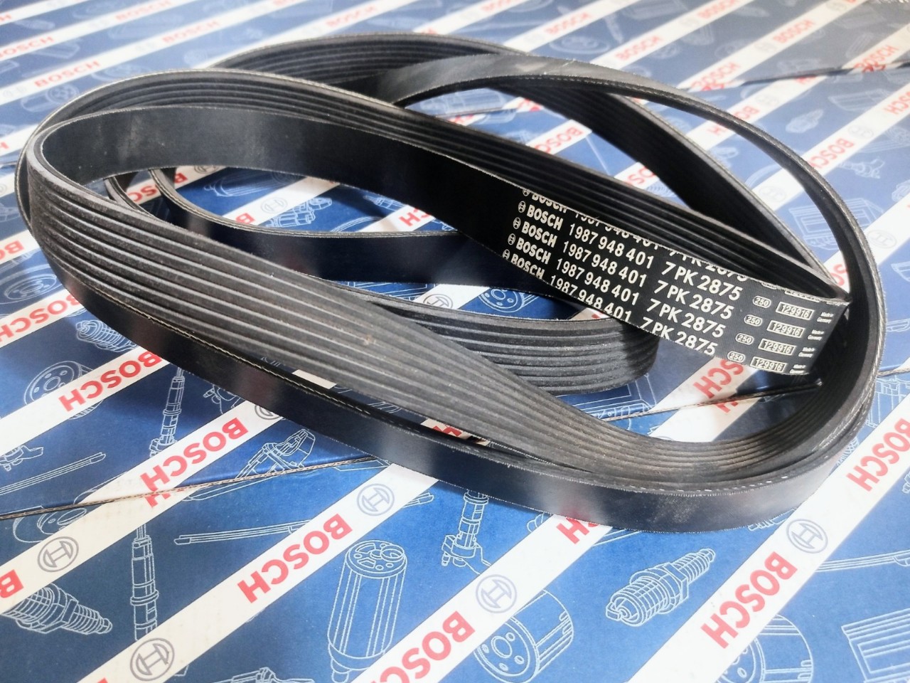 [HCM]Dây Curoa Ford Transit (-2006) -  Bosch 7PK2875