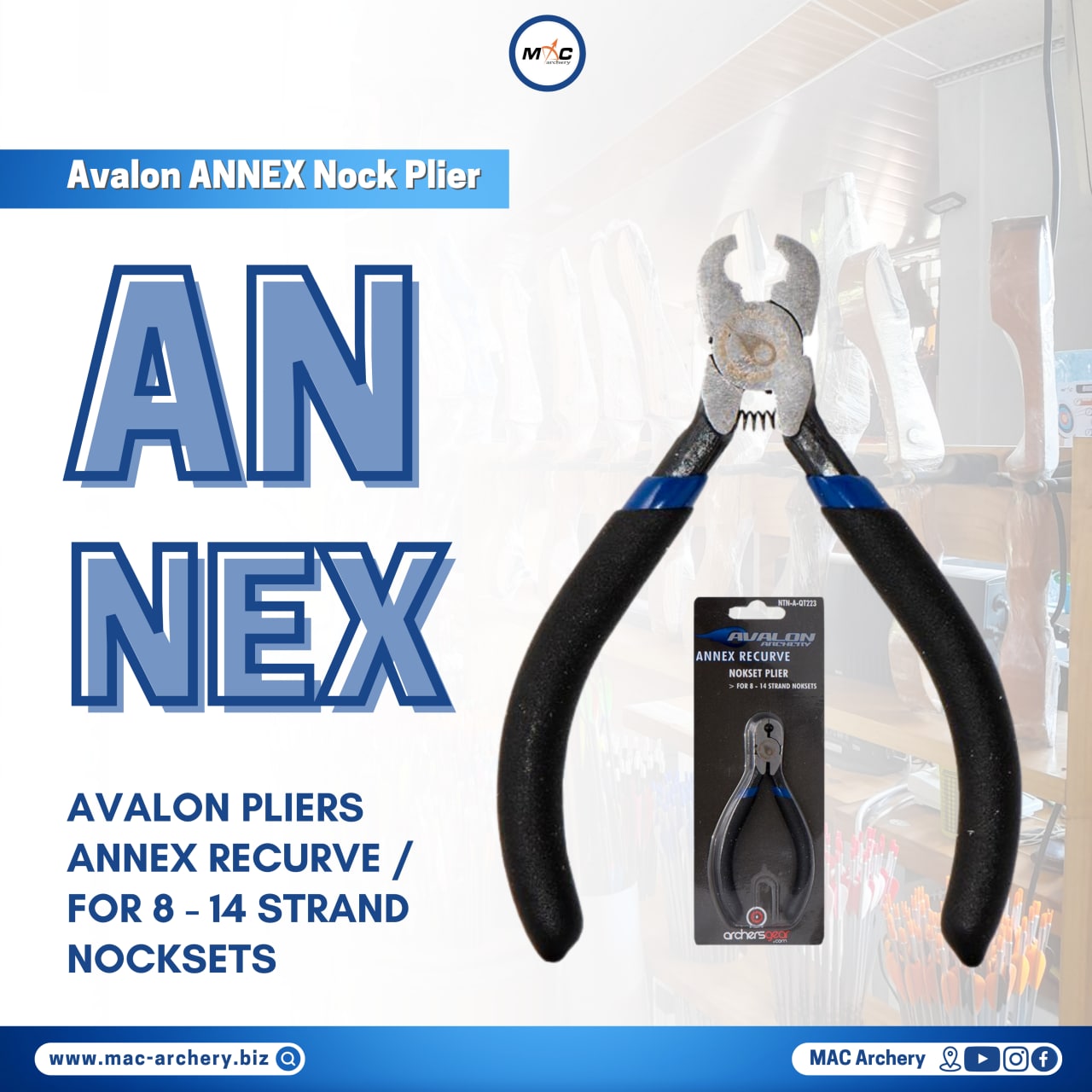 nock plier Avalon Archery Nock Pliers Annex Recurve nock plier untuk