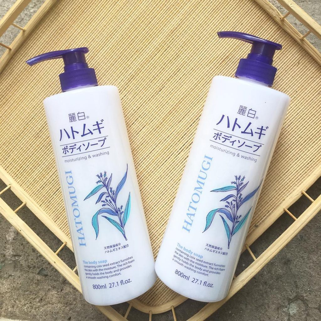 Sữa Tắm Dưỡng Sáng Da HATOMUGI Moisturizing Washing 800ml