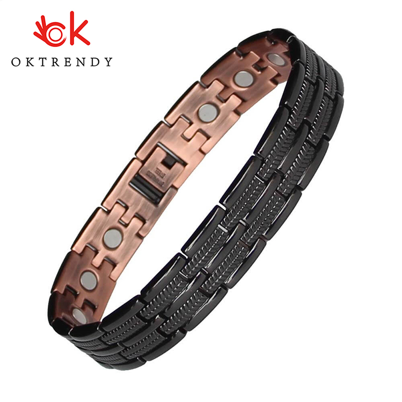%E3%80%90Exclusive%20Discount%E3%80%91Oktrendy%20arthritis%20pure%20copper%20magnetic%20wholesale%20black%20copper%20bracelet%20best%20magnet%203000%20gauss%20-%20Image%202