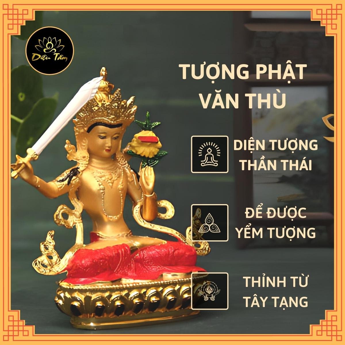 Bồ Tát Văn Thù Sư Lợi - (Lưỡi gươm vàng trí tuệ) - Chùa Bửu Châu - Giáo Hội  Phật Giáo Việt Nam