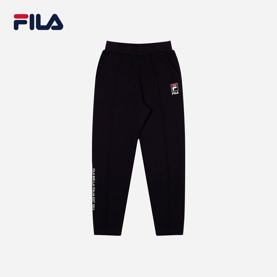 Fila quần dài thời trang nữ heritage long pants fw2ptf1054f-blk