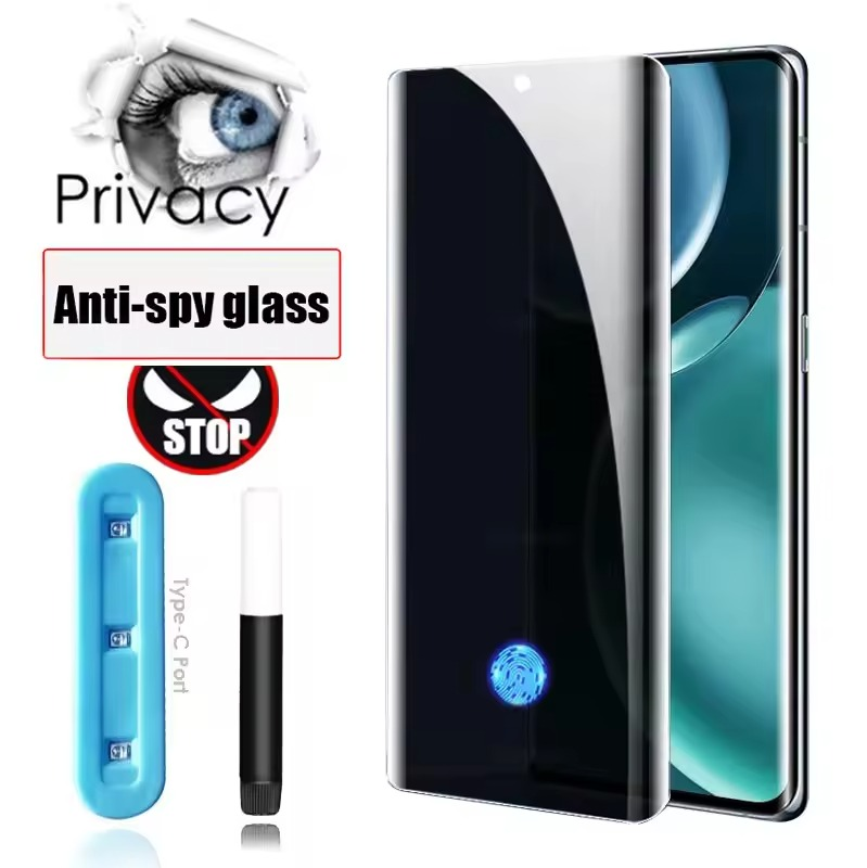 Samsung Galaxy S22 Ultra Privacy Tempered Glass Anti Spy Screen Protector Full Curved Protector