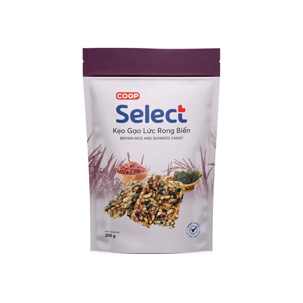 Kẹo gạo lút rong biển Coop Select 200g