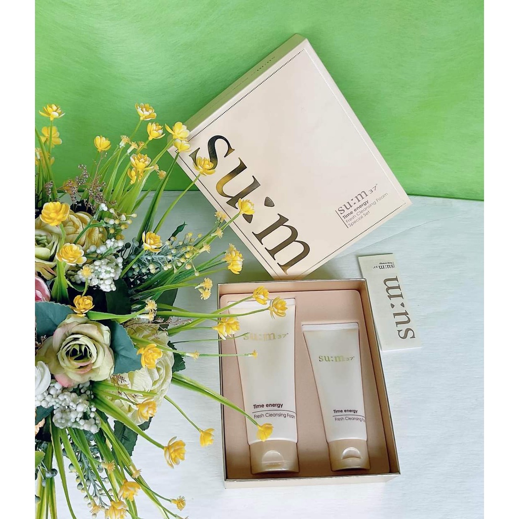 Set sữa rửa mặt SUM TIME ENERGY Hàn Quốc