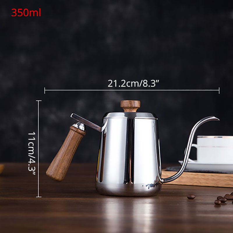 Gooseneck Pour Over Coffee Kettle, Long Neck Stainless Steel Coffee Pot