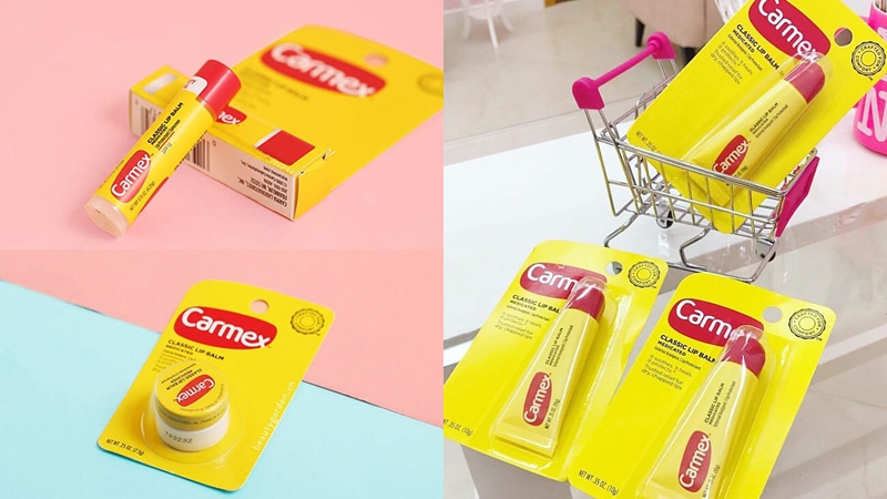 Son dưỡng môi Carmex Mỹ