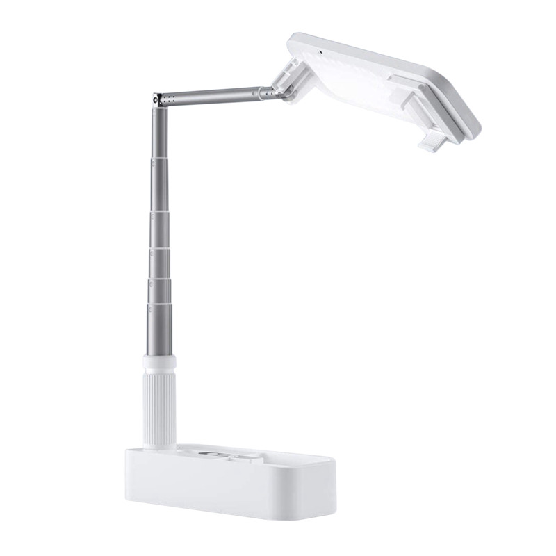 Foldable Selfie Light, Rechargeable Stand with Phone Holder and Remote Control , for Live Streaming and Photography